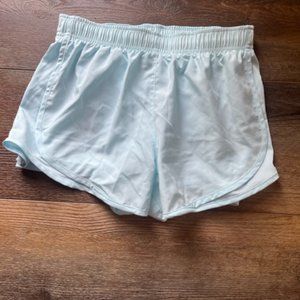 Light blue dri-fit nike shorts